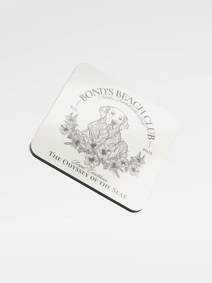 Bond's Beach Club Bachelorette Cork Coaster product image (1)