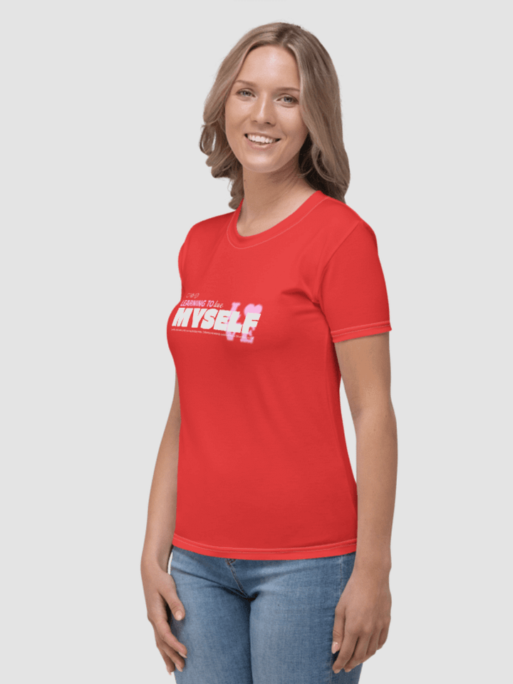 Learning To Love Myself T-Shirt - Ruby Red product image (2)