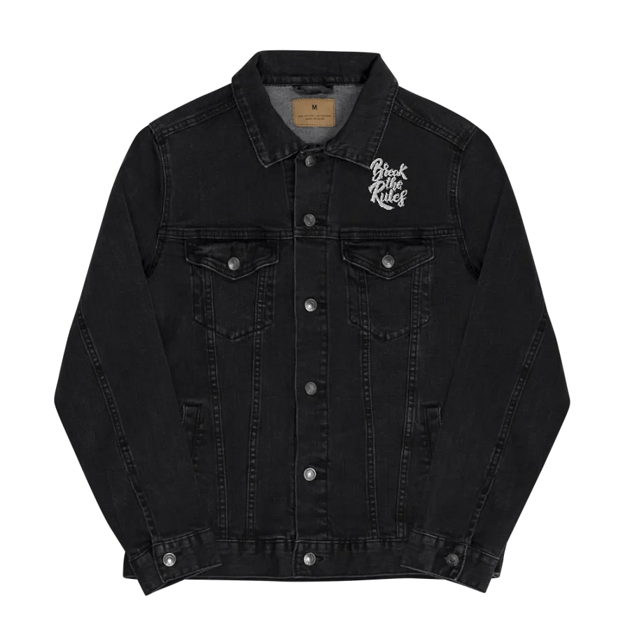 BTR - Abstract Monochrome Denim Jacket product image (4)