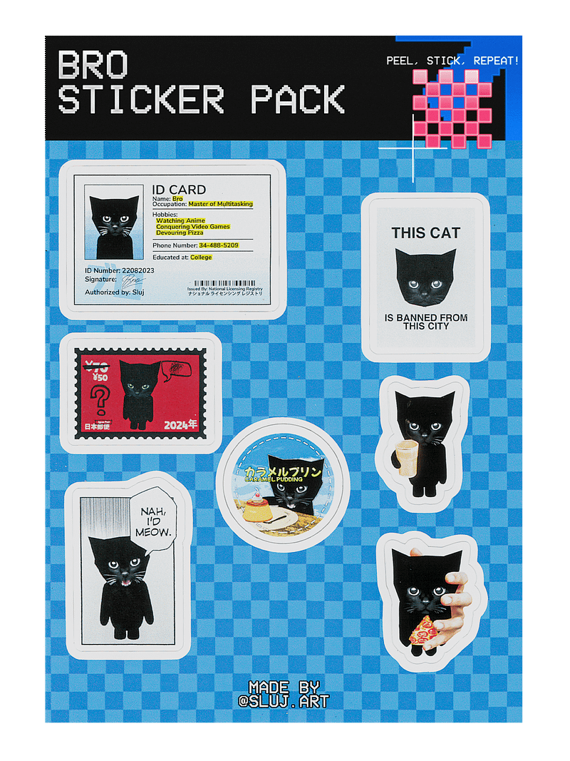 BRO STICKER PACK