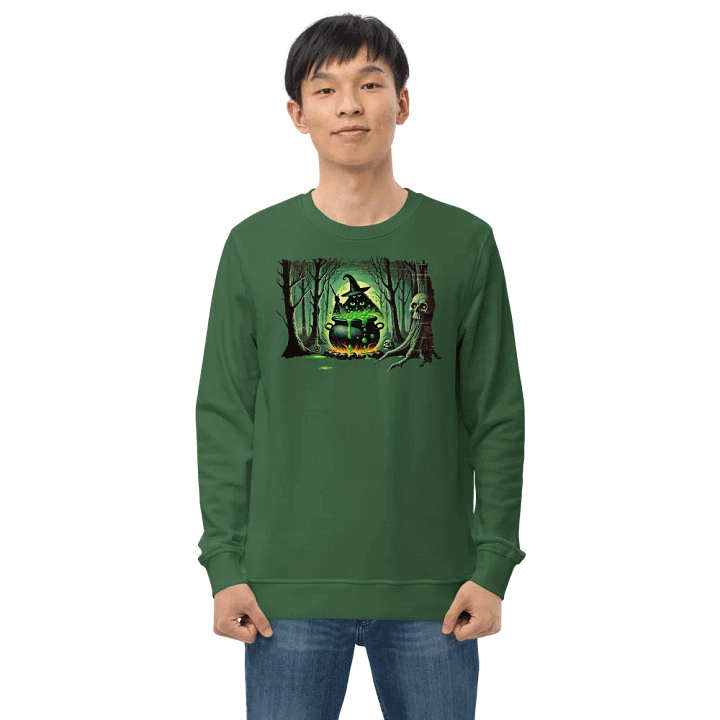 Cauldron Monster Unisex Organic Sweatshirt product image (2)