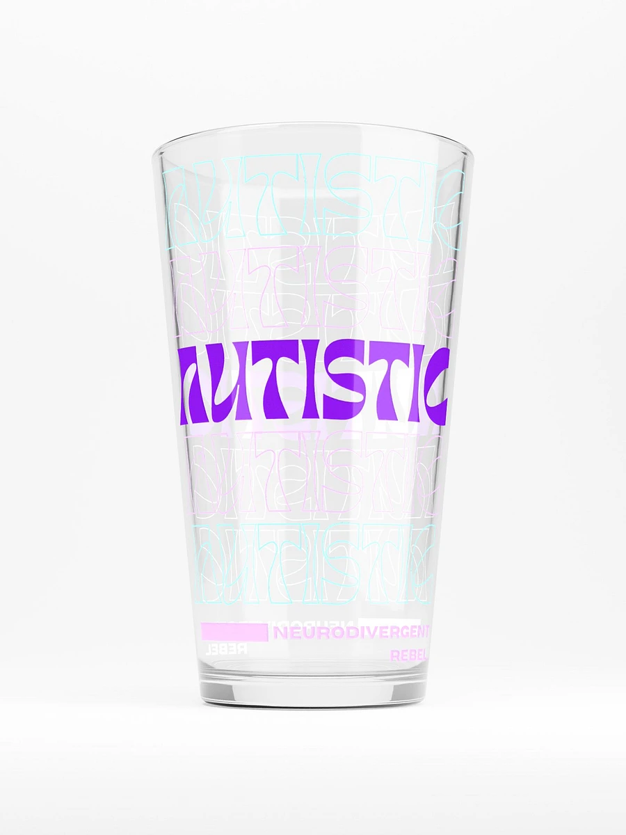 Autistic Shaker Pint Glass product image (2)