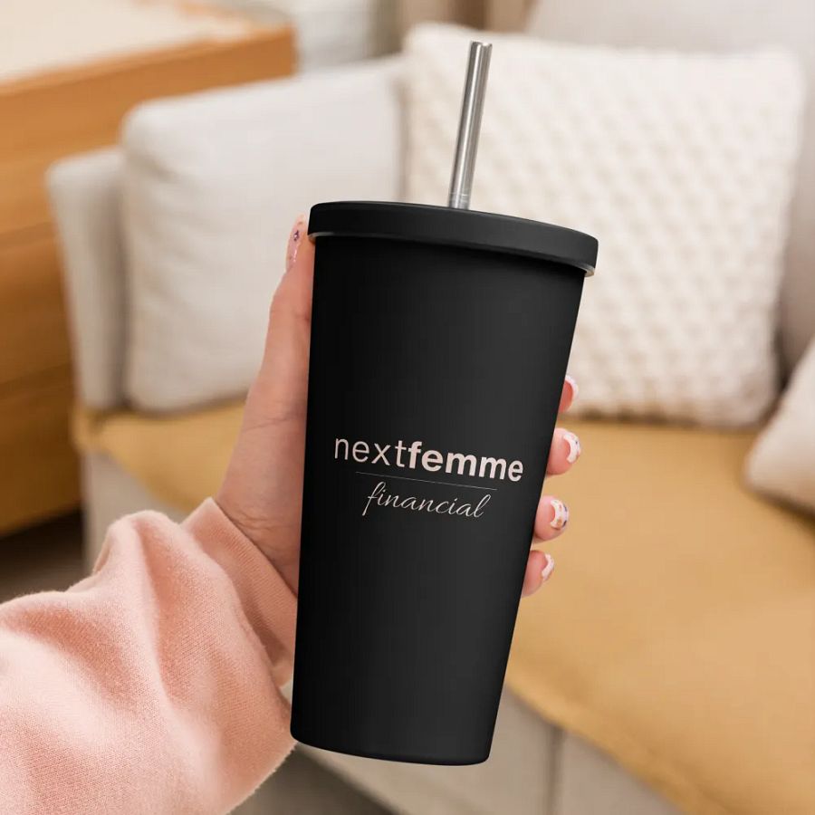 Insulated Tumbler Collection with Straw in Pink Logotype product image (8)