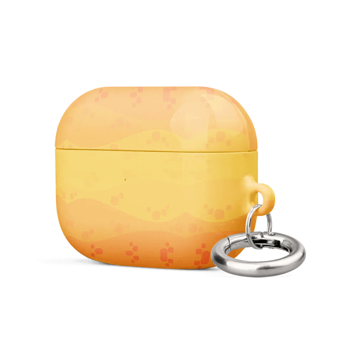 Orange Wave Airpods Case product image (2)