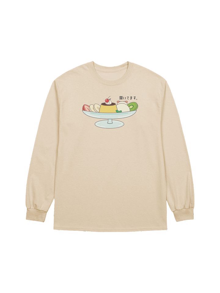 Pudding A La Mode Cat - Unisex Adult Long Sleeve T-shirt product image (5)