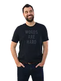 Words Are Hard Tee product image (31)