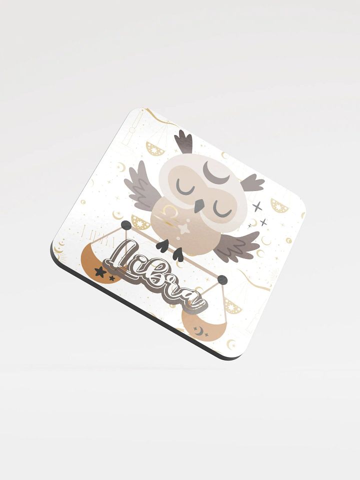 Libra Balance Cork Coaster product image (1)