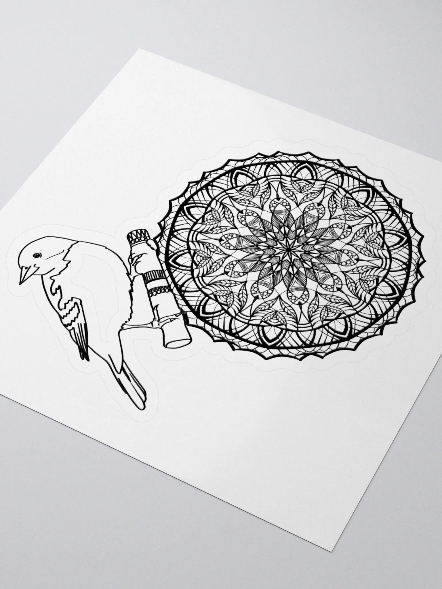 Symmetrical Serenity Mandala Stickers product image (4)