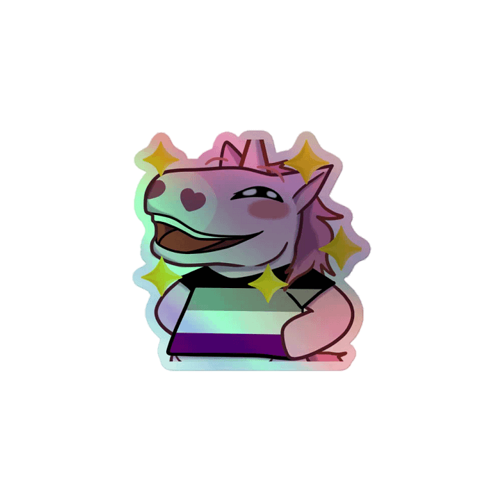 ACE Pride Holographic Sticker product image (1)