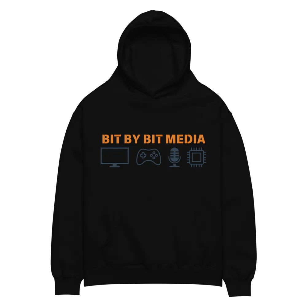 Bit By Bit Media Oversized Hoodie product image (2)