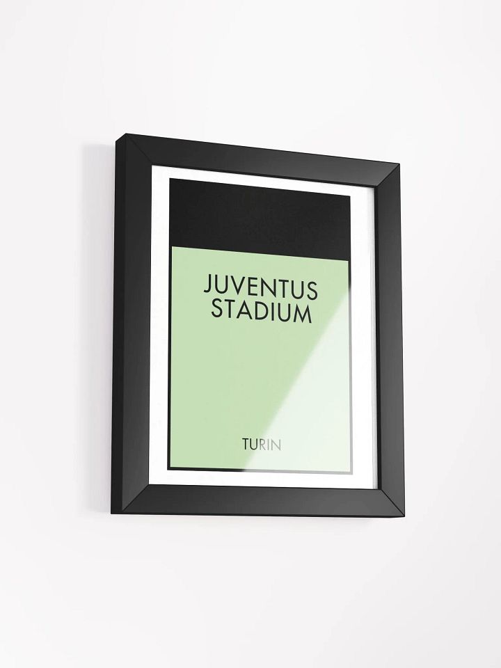 Juventus Stadium Turin Monopoly Title Art Framed Print product image (2)