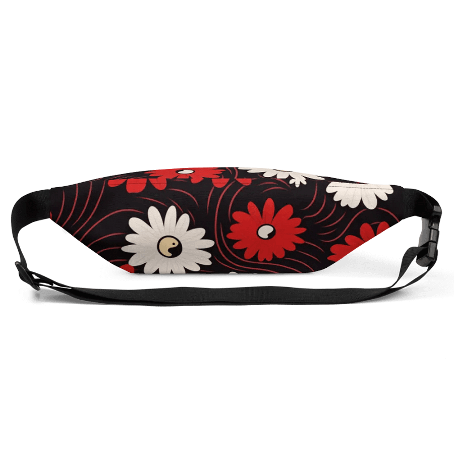 Everyday Essential Fanny Pack 🔴 Red and White Flowers ⚫️ ⚪️ Yin and Yang product image (2)