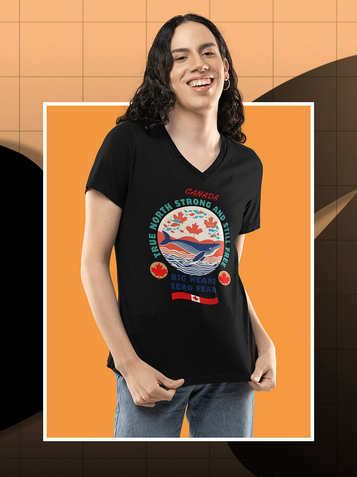 True North Whale Women's V-Neck Tee product image (13)