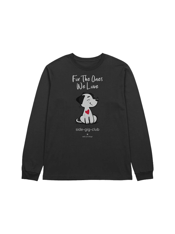 For the Ones We Love: Hustler's Adorable Puppy Edition Long Sleeve Tee product image (2)