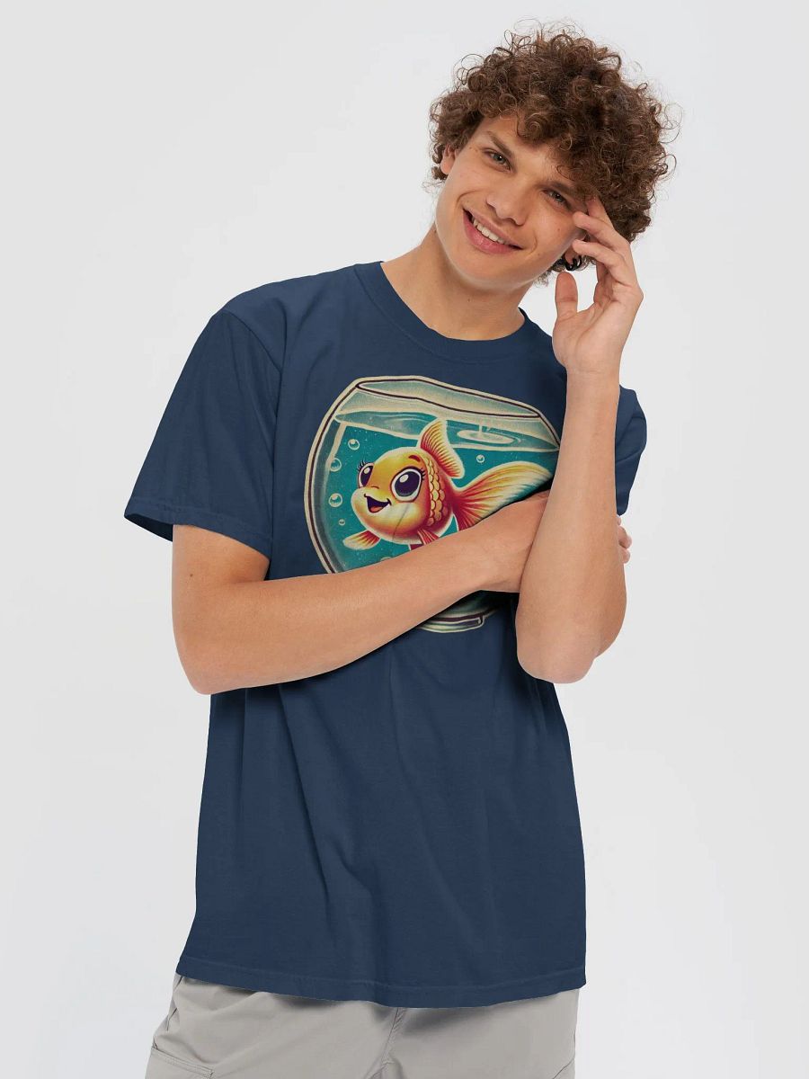 Bubbly Goldfish Round Fishbowl Comfort Colors T-Shirt product image (69)