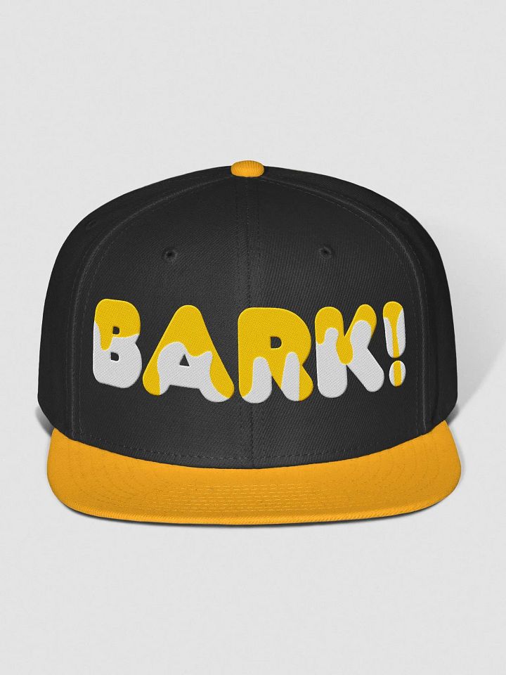 Speak Hat - BARK! - Yellow Drip product image (1)
