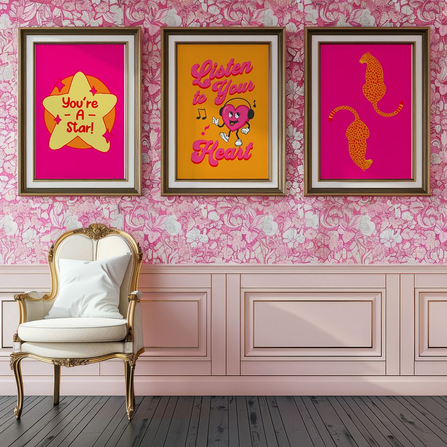 DELULU Preppy Gallery Wall Set of 6 Prints - DIGITAL product image (11)