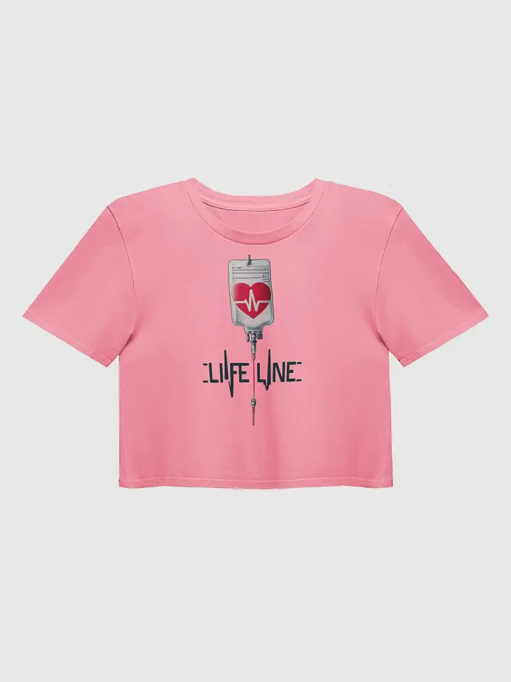 Heartbeat Crop Top - LIFE LINE Collection product image (4)