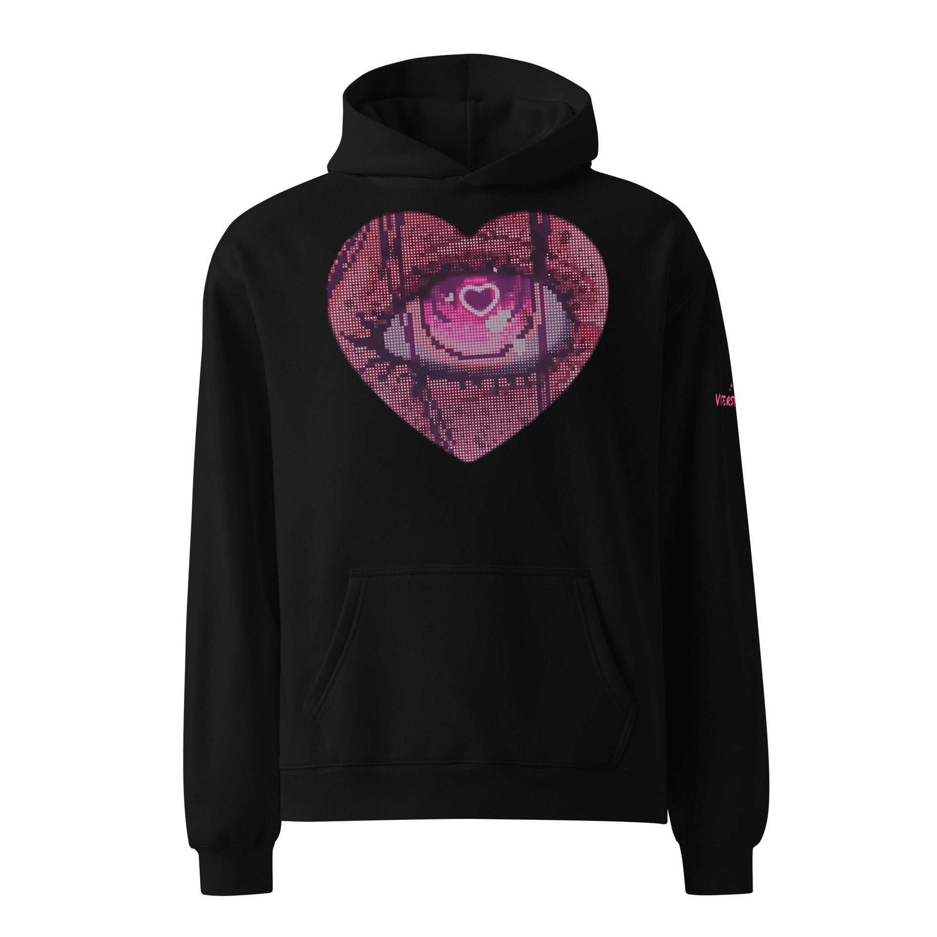 Eye.exe Pixel Heart Hoodie – Save Yourself from 2077 product image (1)