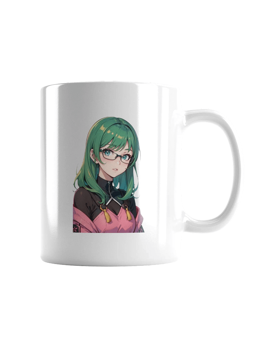(GREEN WAIFU) K White Mug product image (1)