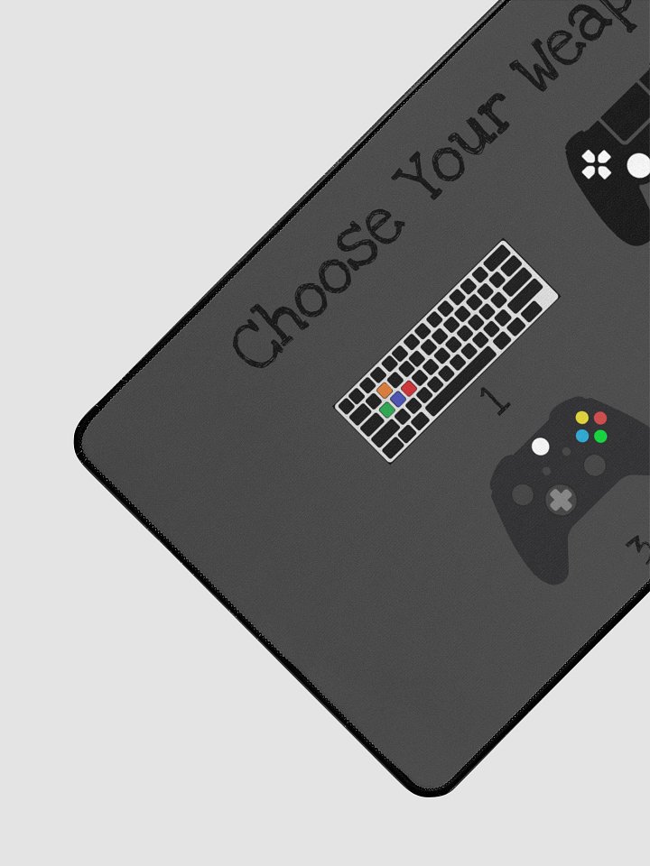 Choose Your Weapon Desk Mat product image (2)