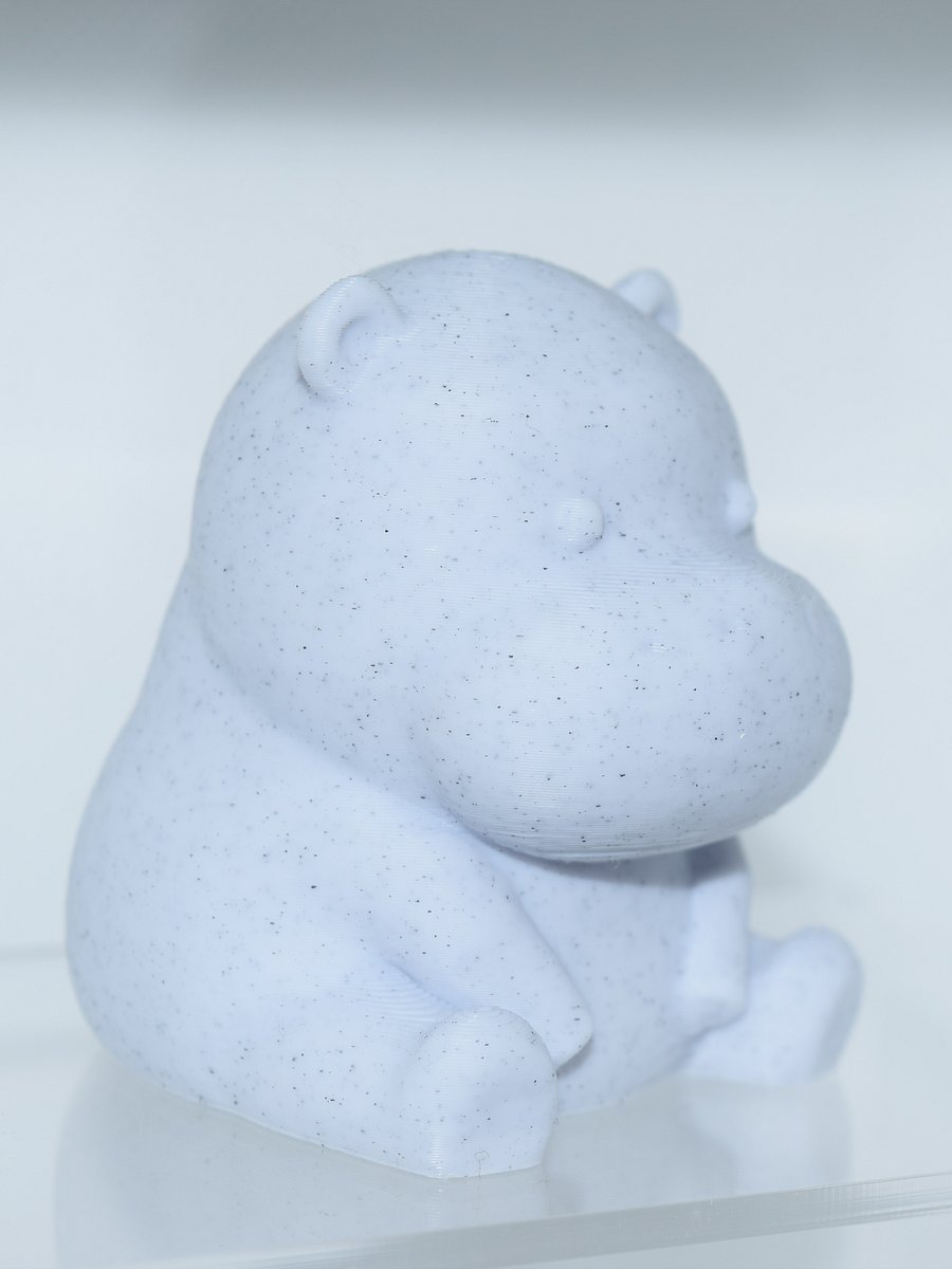 Large Sitting Hippo - 3D Printed product image (3)