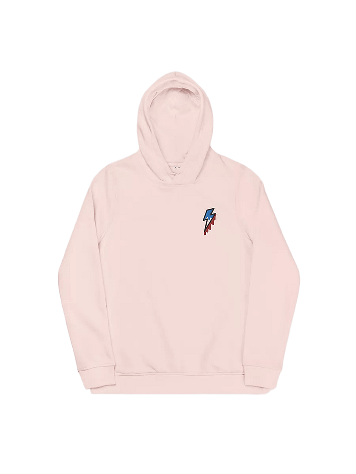 Embroidered Lightning Bolt - Fitted Eco Hoodie product image (1)