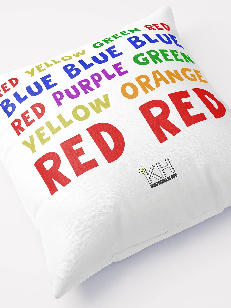 Color Song Throw Pillow with Lyrics product image (7)