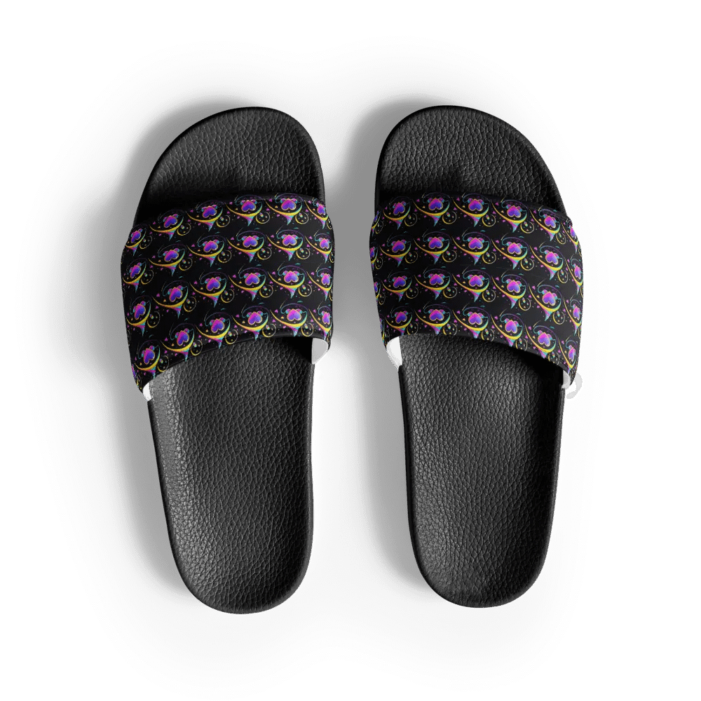 Valentines Heart All Over Print Slip On Slides product image (2)