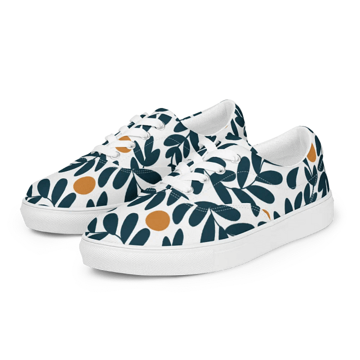 Tropical Foliage Delight Canvas Sneakers product image (2)
