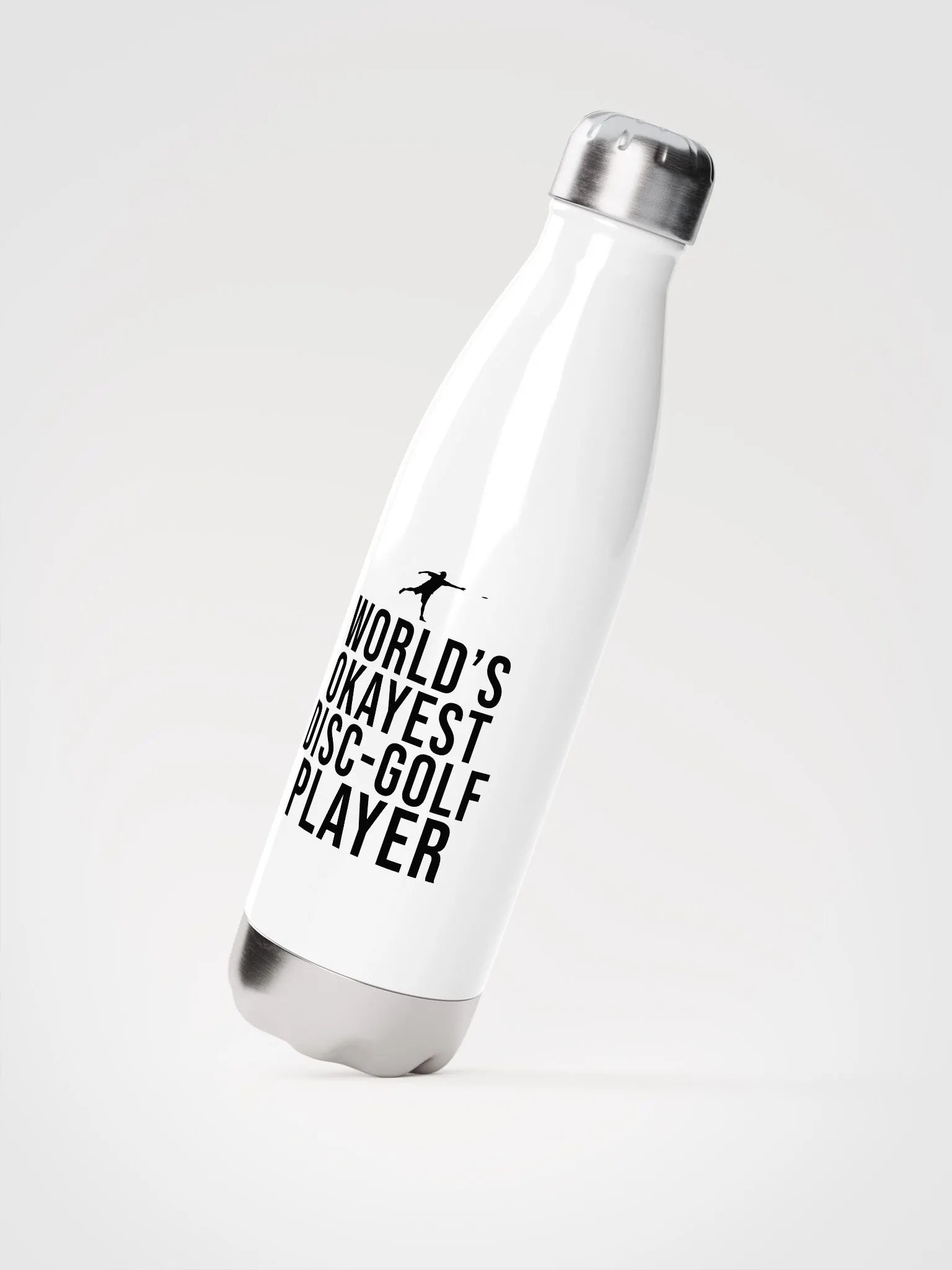 World's okayest disc-golf player - stainless steel bottle! product image (2)