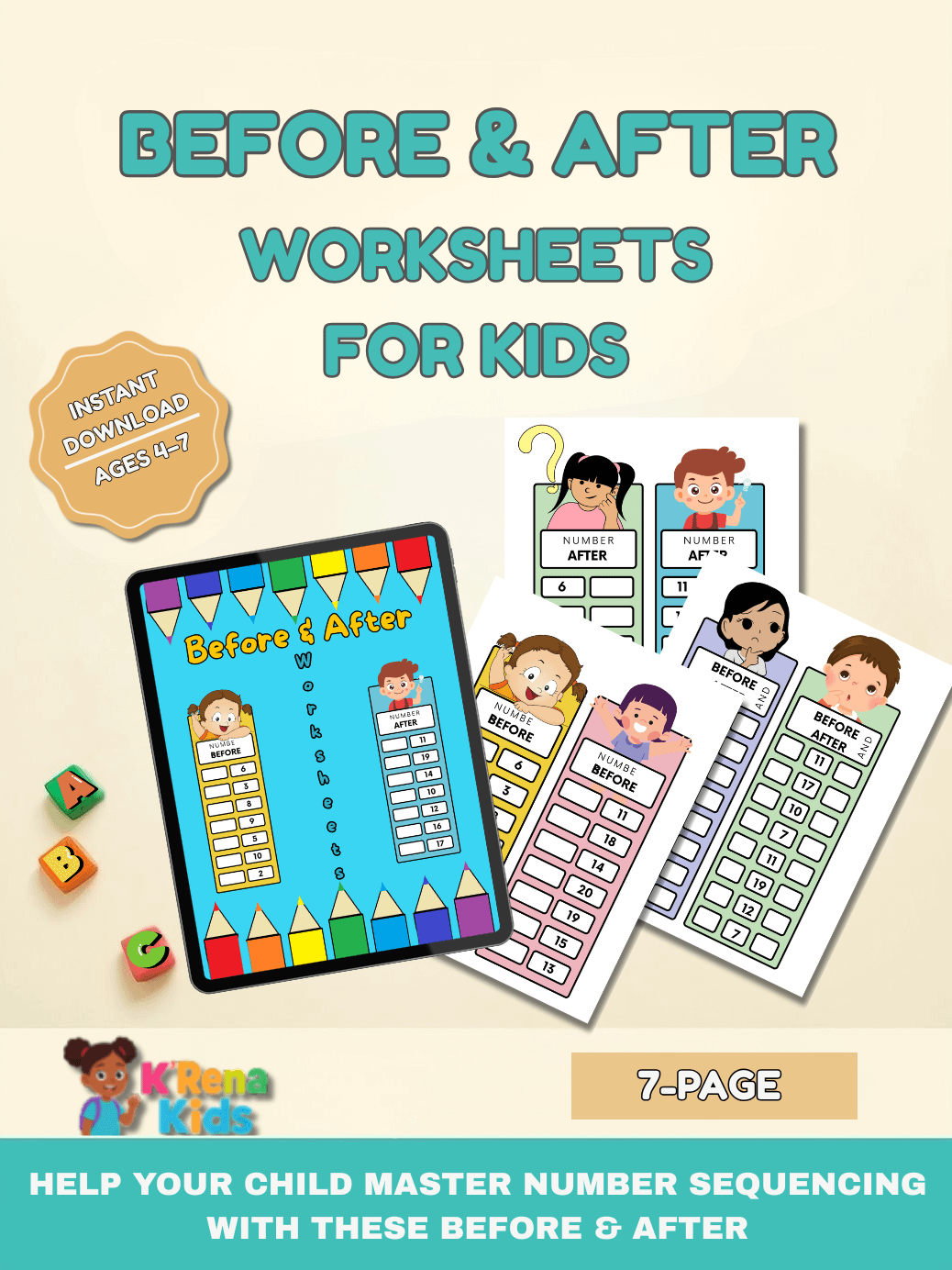 Before & After Worksheets product image (1)