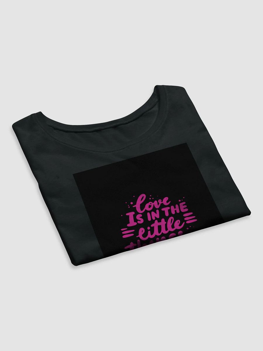 Love is in the Little Things Bella canvas Crop tee product image (4)