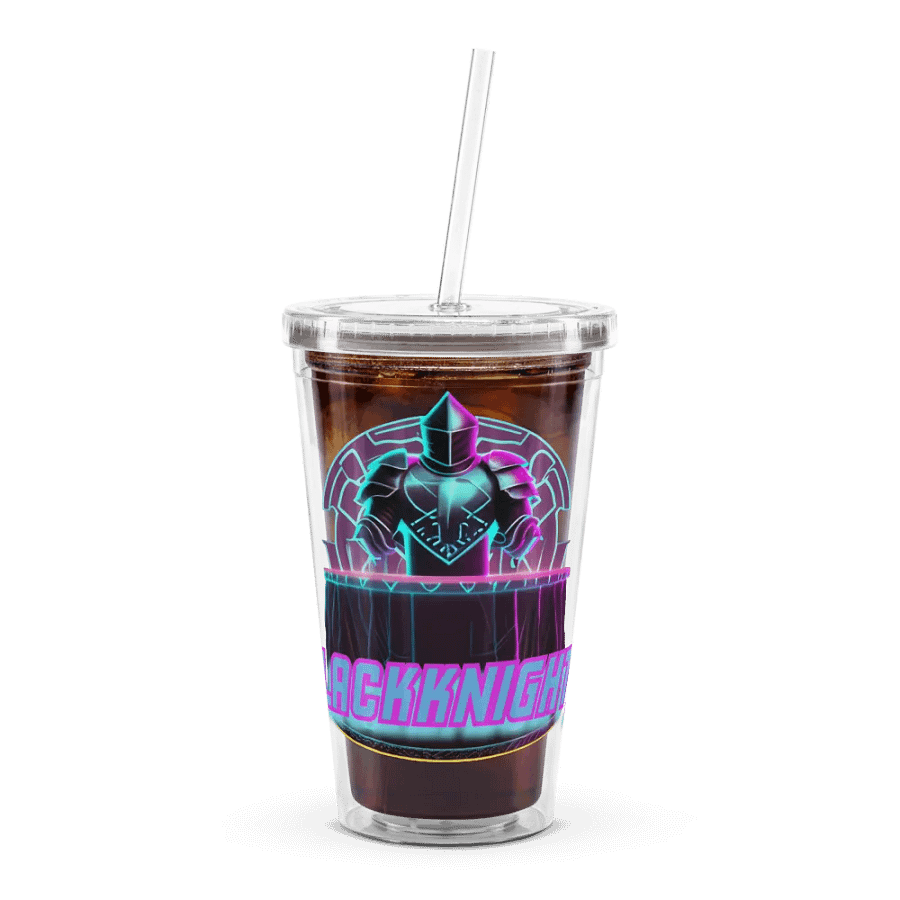Blackknight513 Double Wall Clear Plastic Tumbler (16 oz) product image (7)