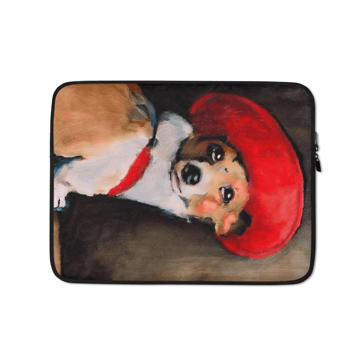 The Dog Poppy - dogPXL Artistic series Laptop Sleeve product image (1)