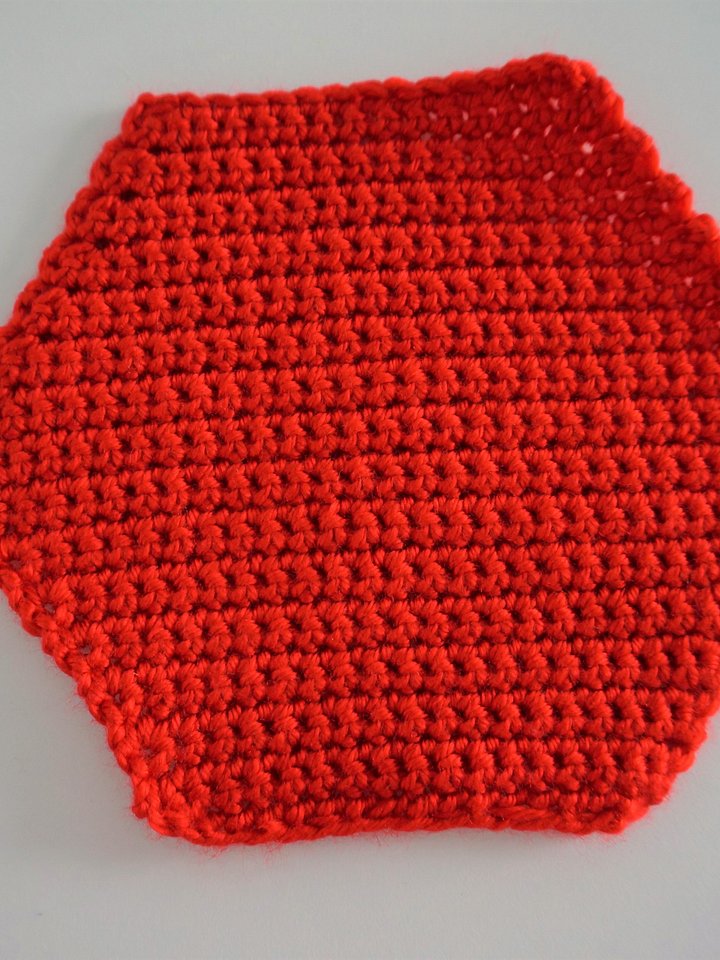 Single crochet hexagon pdf pattern product image (2)