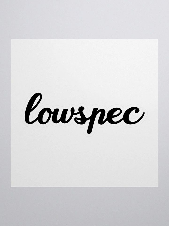 lowspec 3