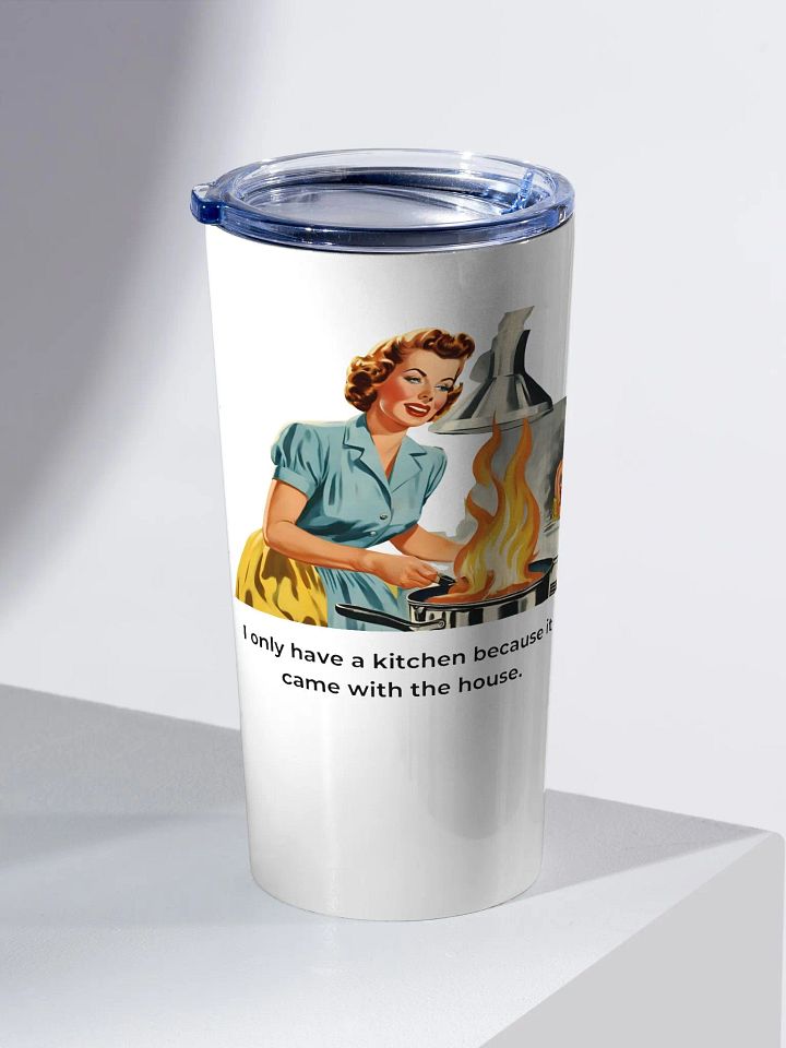 Retro Kitchen Disaster 20oz Stainless Steel Tumbler product image (2)
