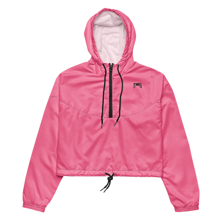 Women's Cropped Windbreaker (Pink) product image (2)