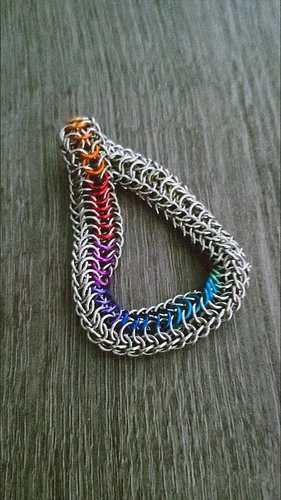 a rainbow has appeared! the rainbow chrome version of the mobius fidget toy has joined the mobius family.

pick up your rainb...