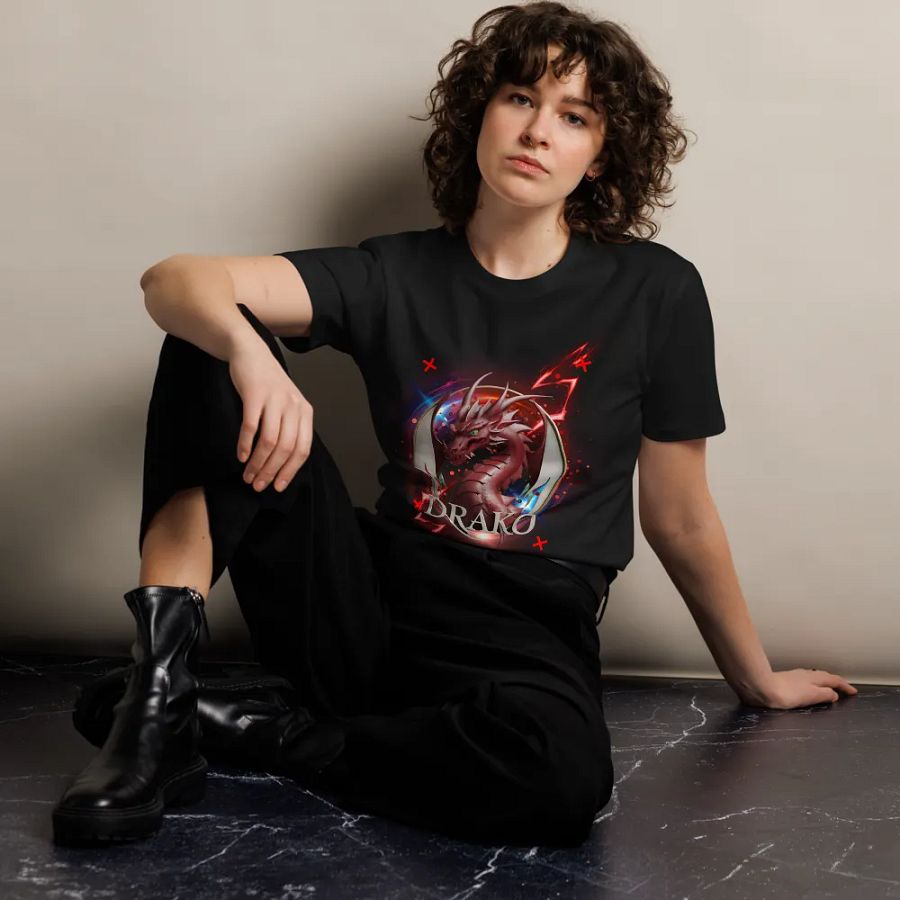 DRAKO Fire Dragon Unisex T-Shirt product image (10)