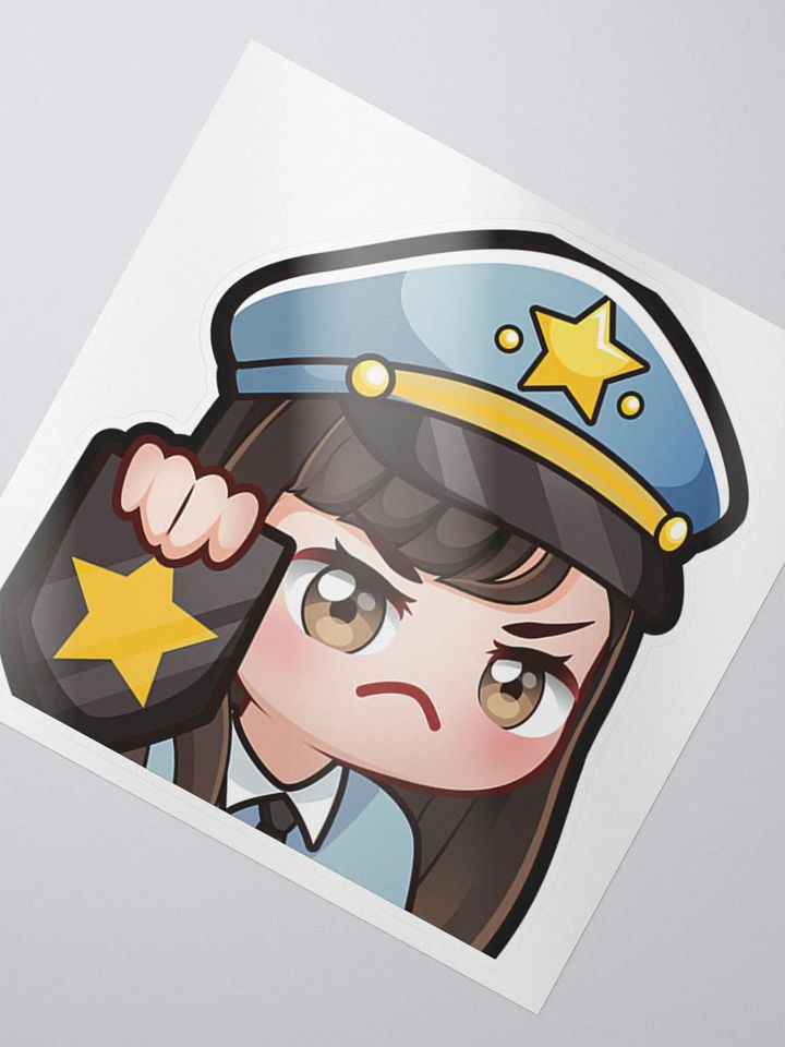 PeachyKat Police Sticker product image (2)