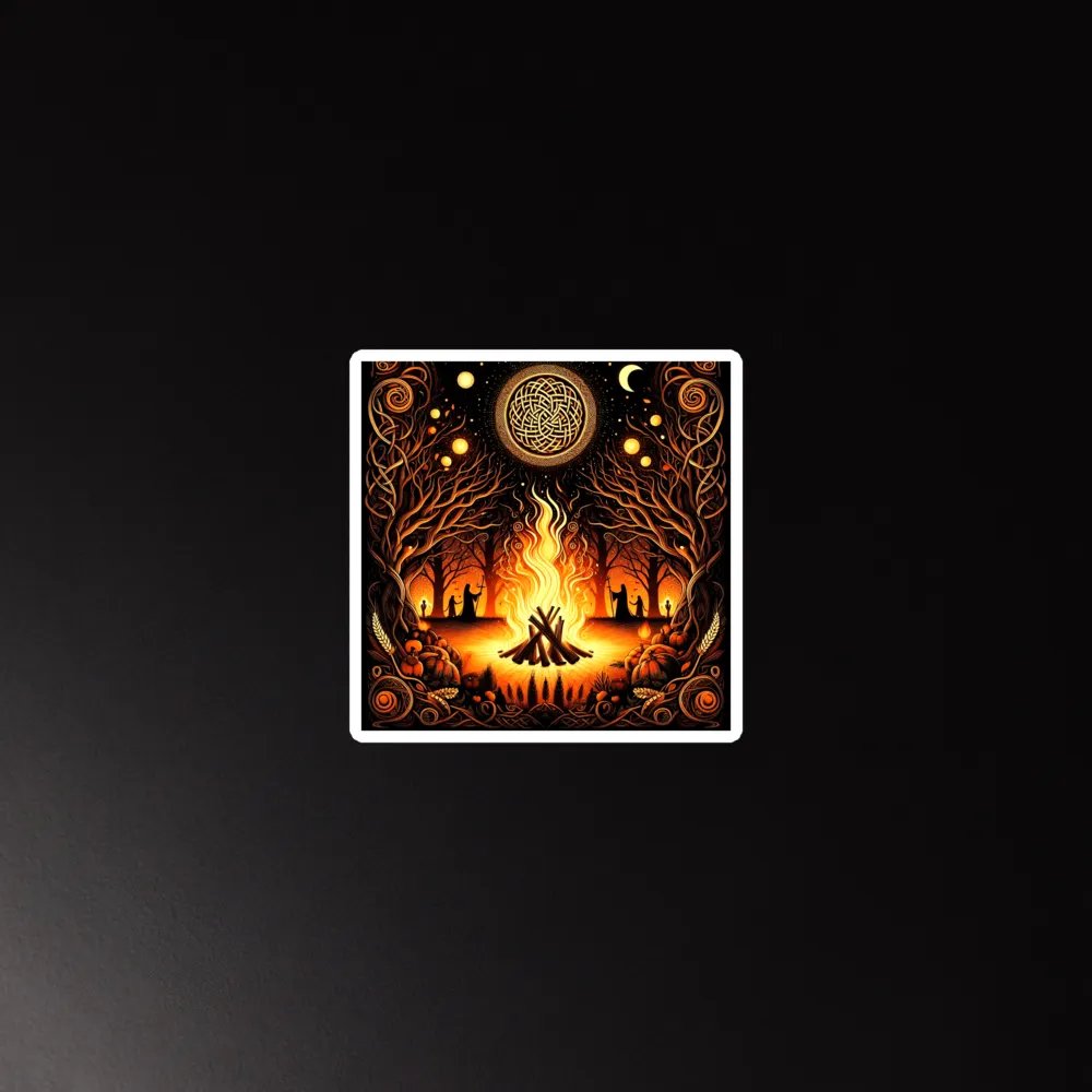 Samhain / Halloween 'Travellers Logs' Die Cut, Slimline, Fade Proof Magnets product image (3)