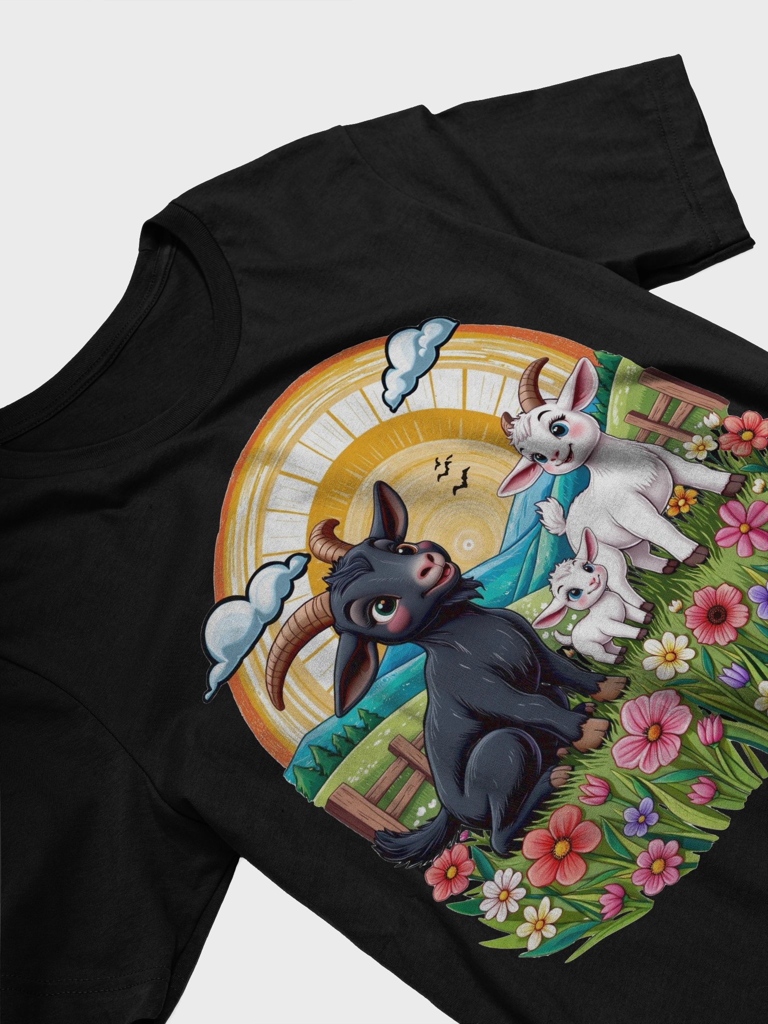 Cheerful Goat Trio Tee product image (20)