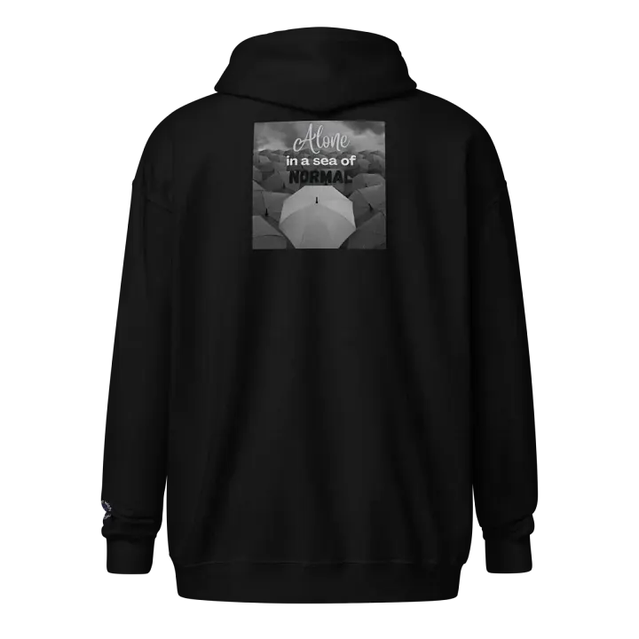 Alone in a Sea of Normal Hoodie product image (2)