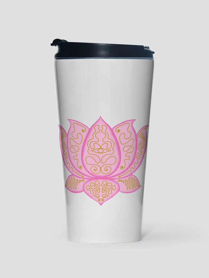 Golden Lotus Stainless Steel Travel Mug product image (1)