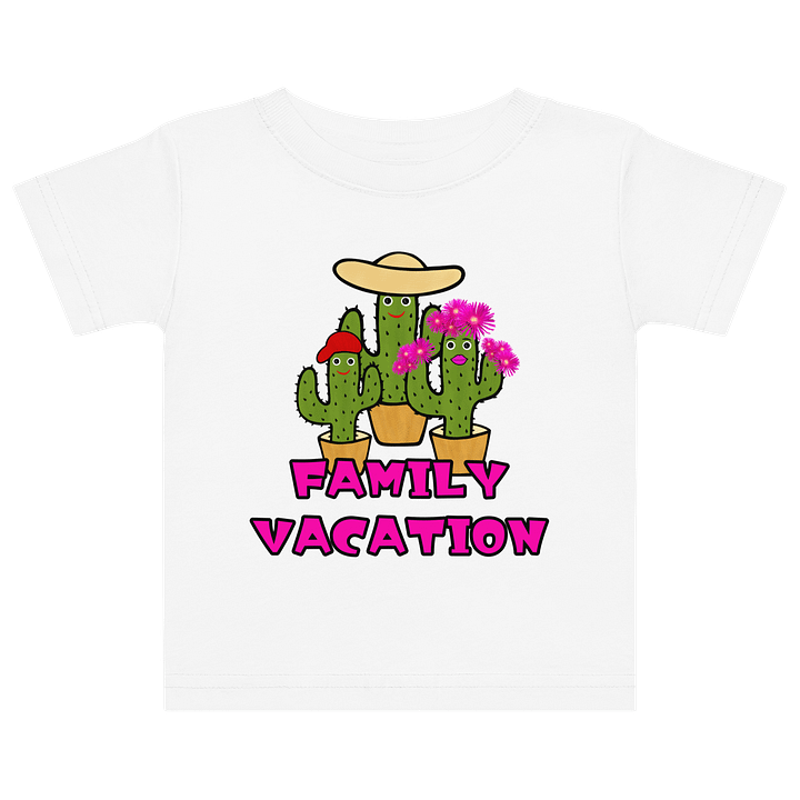 Cactus Family Vacation Baby Jersey T-Shirt product image (11)