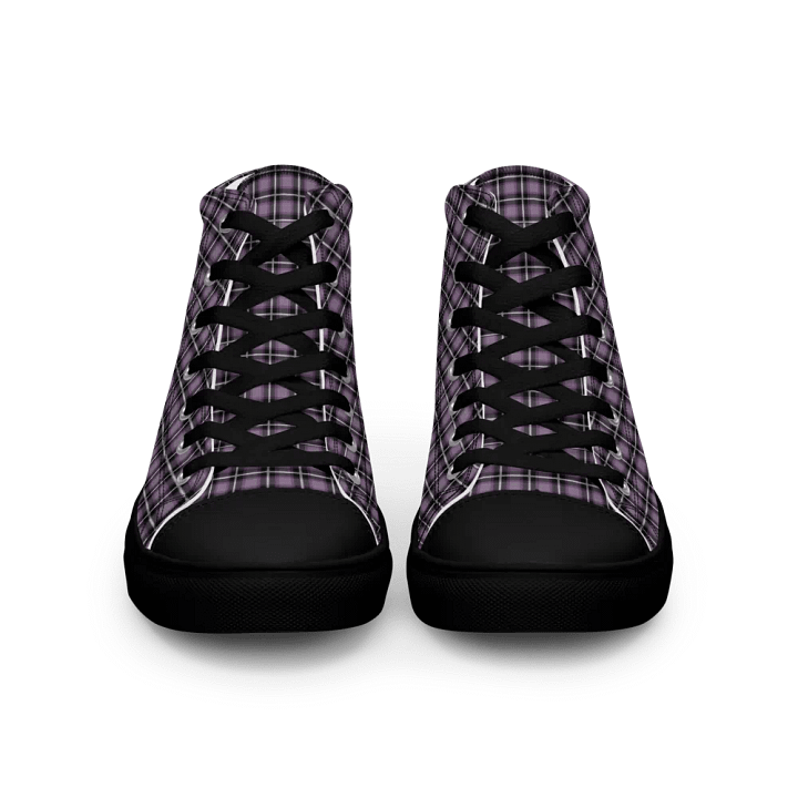 Women's Purple Plaid Perfection High-tops product image (2)
