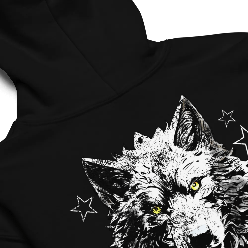 Wolf Star Front/Back Kids Hoodie product image (8)