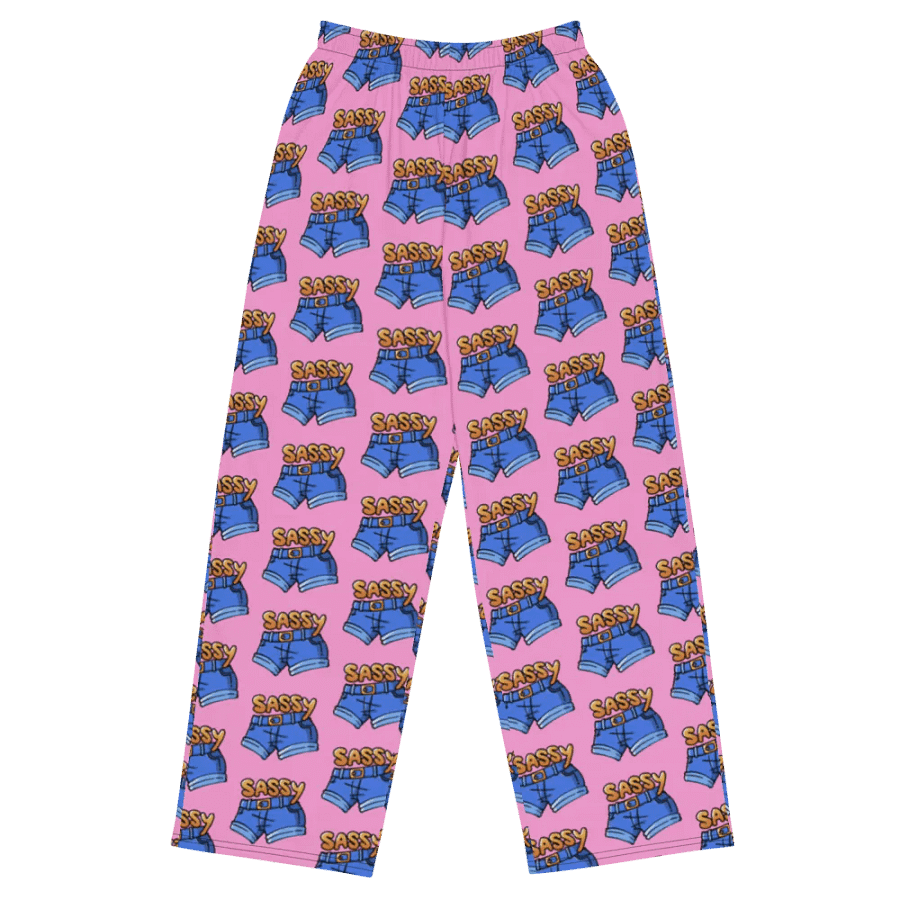 Sassy Vibes Wide-Leg Pants (PINK) product image (1)